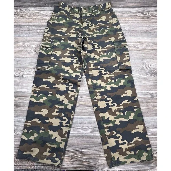 Noiz Camo Cargo Pants Men's 36/31.5 Tactical Streetwear Utility - Picture 1 of 16